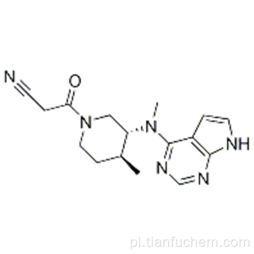 3 - ((3R, 4S) -4-metylo-3- (metylo (7h-pirolo [2,3-d] pirymidyn-4-ylo) amino) piperydyn-1-ylo) -3-oksopropanonitryl CAS 1092578-46 -5